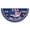 B, variant on Patriotic Decorations, USA 250th Anniversary Bunting Flags for Independence Day Decor, 1776-2026 American Flag Fan Banner for Porch Railing Fence, 45x90CM, 1PC