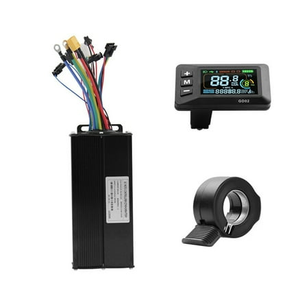 36V 48V 52V 40A Brushless Controller GD02 Meter LCD Display 130X Throttle Kit for Electric Scooter E-Bike Repair Kit