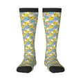 thumbnail image 2 of Lsque Colorful Rubber Duck 1 Printed Crew Socks Men's Women's LightWeight Thin Casual Calf Socks ,Knee High Socks,Cotton Socks, 2 of 9