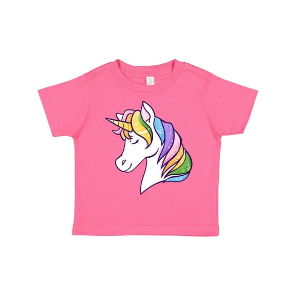 Inktastic Cute Rainbow Unicorn Boys or Girls Toddler T-Shirt
