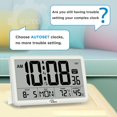 thumbnail image 3 of Reloj Digital de Pared WallarGe CL6002 Autoajustable con Temperatura, 3 of 7