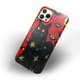 thumbnail image 4 of Tobelint Case for iphone 12 Pro Max,Black Cat Pattern Case with Side Print,Slim Bumper Full Cover, 4 of 5