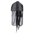 thumbnail image 2 of Sombrero de Bandana Unisex Sunnimix Gorra de cola larga Negro, 2 of 8