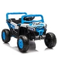 thumbnail image 6 of Ambifirner Kids Ride on Car, 12V Electric UTV Truck with Parent Remote Control, Swing & Slow Start Functions, LED Lights & Music, for Ages 3-5 Years, Black, 6 of 9