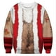 thumbnail image 4 of Sudadera ligera de cuello redondo con estampado digital de Navidad para mujer Tops cómodos Pompotops gfhjh14848, 4 of 5