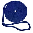 thumbnail image 2 of New England Ropes C5053-16-00025 1/2 X 25&39; Nylon Double Braid Dock Line - Blue W/tracer, 2 of 2