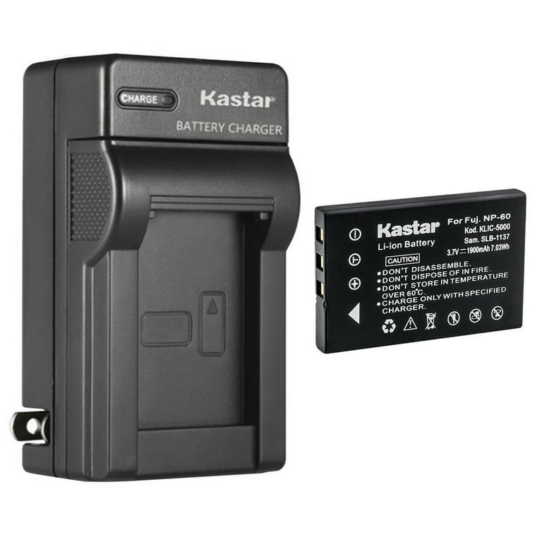 Kastar 1-Pack Battery and AC Wall Charger Replacement for FinePix