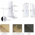 thumbnail image 3 of Luz nocturna LED recargable para adultos, lámpara con sensor de movimiento para interiores de 2000 mAh, brillo ajustable a 5 niveles, muy adecuada para niños y bebés (luz cálida), 3 of 5
