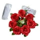 thumbnail image 4 of Adorno para coche de boda, ramo de flores artificiales, decoración de espejo, adorno para coche de novia Rojo, 4 of 9