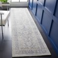 thumbnail image 2 of SAFAVIEH Restoration Vintage Fletcher Medallion Runner Rug, Ivory/Blue, 2'3" x 9', 2 of 8