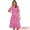 Rose Pink, variant on DARING DIVA Floral Summer Casual Ruffled Hem Wrap Midi Dress XS Rose Pink