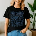thumbnail image 2 of When You Go Through Deep Waters I Will Be With You Women Shirt, Jesus Shirt, Easter Shirt, Christian Easter TShirt,He Has Rizzen Tee, 2 of 5