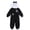 Jack Zero Black White, variant on Mickey Mouse Pluto Infant Baby Boys Zip Up Coverall White 18 Months