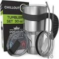 thumbnail image 1 of Chillout Life Gobelet en Acier Inoxydable avec Poignée 30 oz Unisexe (Ensemble de 6), 1 of 4