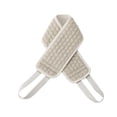 thumbnail image 1 of Depurador de espalda, depurador de espalda de algodón con correa trasera para duchas, peeling corporal y facial, circulación sanguínea (gris blanco) Xemadio LKX-1078, 1 of 6