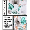 thumbnail image 7 of LA LEELA Men's Hawaiian Shirts Short Sleeve Button Down Shirt Mens Casual Shirts Holiday Tropical Beach Summer Shirts for Men Funny L Floral Seamless, White, 7 of 7