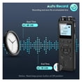thumbnail image 3 of Digital Voice Recorder 64GB Voice Recorder with Playback and Voice Activated Recorders Dictaphone, 3 of 6