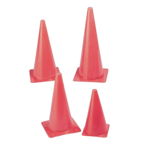 Precision Training Sports Space Marker Collapsible Cones Set of 4 x 9"/12"/15" 