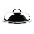 thumbnail image 2 of Cooking Pot Cover, Stainless Steel Steaming Lid, Frying Soup Steam Triangular Pan, Convenient Handle, for Home Cooking, Multifunctional Circular, 2 of 7