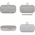 thumbnail image 6 of Women Rhinestone Clutch Handbag Evening Sparkly Wedding Purse Bag Glitter Bridal Crossbody Pouch Party Prom, 6 of 6