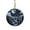 Moon, variant on DAMAI Blue Snowman Winter Ornament, Round Blue Style Ornament Xmas Keepsake for Christmas Tree Winter Holiday Xmas Gift for Women Men Xmas Hanging Ornament (Couple+Family+Elderly)