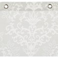 thumbnail image 3 of Fabric Shower Curtain - 72 x 72 Inch, Light Gray Medallion, 3 of 5