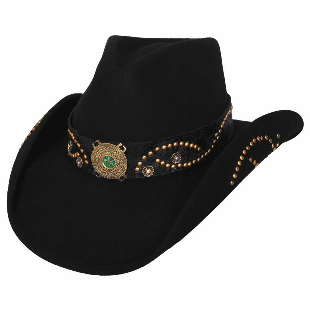 Bullhide Hats 0444Bl Sheila Extra Large Black Cowboy Hat