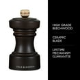 thumbnail image 2 of Cole & Mason Hoxton Chocolate Brown Wood Salt and Pepper Mill Gift Set 4", 2 of 7