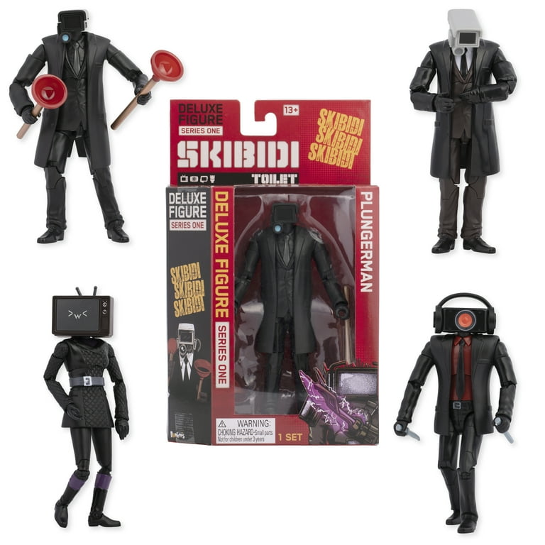 海外限定 Skibidi Toilet DX フィギュア 4種セット Deluxe Figure Skibidi Toilet Series 1 6