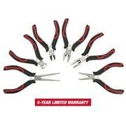 Hyper Tough 6-Piece Mini Pliers Set with Soft Grip Handles, Gift for Mom