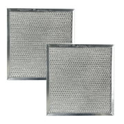 2-Pack Air Filter Factory 9 x 9 x 3/8 Range Hood Aluminum Grease Filters