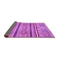 thumbnail image 2 of Ahgly Company Indoor Square Oriental Purple Modern Area Rugs, 4' Square, 2 of 4