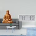 thumbnail image 2 of Estatua del Corazón de Jesús, figura católica, figura de Jesús, obra de arte, reloj de pared digital, construcción de resina, decoración moder, 2 of 8
