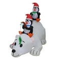 thumbnail image 4 of Impact Select 6 ft Christmas Inflatable Penguins Fishing on Polar Bear, 4 of 4