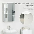thumbnail image 4 of Bathroom Cabinet Wall Mounted Mirror Cabinet with Hinged Door, 4 of 10