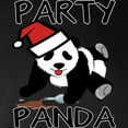 thumbnail image 3 of CafePress - Funny Party Panda Design Long Sleeve Dark T Shirt - Long Sleeve Dark T-Shirt, 3 of 4