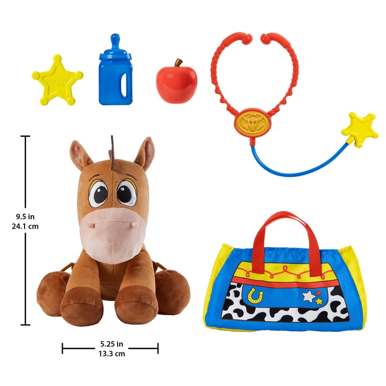 Disney and Pixar Toy Story Toys Bullseye Care Kit, Plush Horse