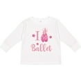 thumbnail image 3 of Inktastic I Love Ballet Girls Long Sleeve Toddler T-Shirt, 3 of 5