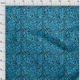 thumbnail image 3 of oneOone Cotton Cambric Medium Blue Fabric Animal Skin Fabric For Sewing Printed Craft Fabric By The Yard 42 Inch Wide-987, 3 of 4