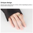 thumbnail image 3 of Guardurnaity Anillo giratorio de descompresión para mujer, multifuncional Vintage, anillos antiestrés, joyería portátil para dedo Ropa, zapatos y accesorios Miscelánea Oro, 3 of 6