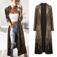 thumbnail image 4 of Women Fashion Long Sleeve Velvet Wind Coat Cardigan Jacket Coat Women Womens Zip up Jacket Ladies Jackets Lightweight Outerwear Women Big Zip up Jacket Women Outerwear Jackets Coral Jacket Warm up, 4 of 6