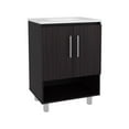 thumbnail image 4 of Conrad Free Standing Resin Sink Bathroom Vanity With One Door Cabinet, And Open Shelf, 4 of 9