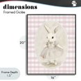 thumbnail image 4 of Stupell Industries Cottage Sweet Pink Girl Bunny Black Framed Giclee Art, 16 x 20, by Arlington Prints, 4 of 8