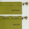 thumbnail image 6 of Navy Rod Pocket Energy Saving Thermal Insulated Blackout Curtain 96 Inch Length Pair, 6 of 6