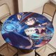 thumbnail image 5 of Genshin Impact Mona Anime Girl-theme Fitted Round Tablecloths Elastic Edged Table Covers Waterproof Table Cloth for Kitchen Holiday Party Tables Decor 150cm, 5 of 6