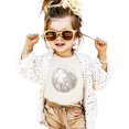 thumbnail image 2 of Faux Glitter Volleyball Shirt for Toddlers and Girls Cute Girly Volleyball Fan Tee Natural Shirt 3T, 2 of 4