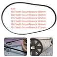 thumbnail image 3 of JINGT 160-191 Teeth 480-573mm Multiple Sizes Bread Maker Belt Kitchen Replace Repair 168T, 3 of 7