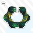 thumbnail image 3 of Hirioo Peacock Feathers2 for Baby Cotton Petal Bib Drool Bibs for Baby Boy Unisex, 3 of 9