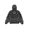 thumbnail image 3 of Supreme Men's Bandana Jacquard Denim Hooded Work Jacket Black, from StockX, 3 of 4