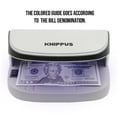 thumbnail image 5 of Khippus K410 Counterfeit Bill Detector Professional, High Intensity UV LED Counterfeit Money, ID & Credit Cards Verifier, 5 of 7